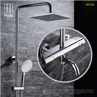 HPB Brass Thermostatic Bathroom Hot And Cold Water Mixer Bath Shower Set Faucet torneira banheiro HP2108