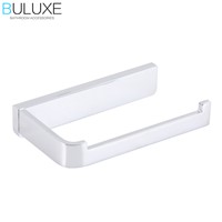 BULUXE Solid Brass Bathroom Accessories Toilet Paper Holder Chrome Finished Wall Mounted Bath Acessorios de banheiro HP7702