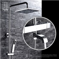 HPB Brass Thermostatic Bathroom Hot And Cold Water Mixer Bath Shower Set Faucet torneira banheiro  Shower Head HP2106