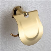 Rose Golden Toilet Paper Holder Vintage Wall Mounted Antique 304 Stainless Steel and Copper Roll Holder for Kitchen &amp; Bathroom