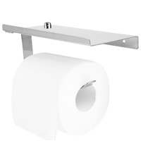 DSHA Hot Stainless steel 304 bathroom paper phone holder with shelf bathroom Mobile phones towel rack toilet paper holder tiss