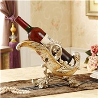 wholesale European noble gold - plated wine racks creative home accessories wedding Christmas gifts desktop Decoration