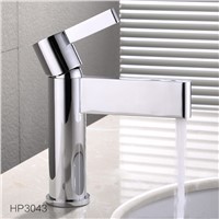 High Quality Single Handle Hot Cold Chrome Bathroom Faucet Water Tap Mixer Brass Basin Faucet
