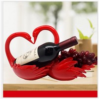Creative Wedding Gifts Red Wine Rack Fruit Basket wedding Christmas gifts Big quantity best price