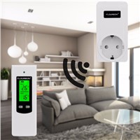 Floureon Wireless Heating Thermostat RF Plug In RemoteThermostat For Home Floor Room Hearting Temperature Controller 20m EU
