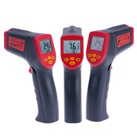 12:1 Handheld Digital Infrared IR Thermometer Temperature Tester Pyrometer LCD Display termometro with Backlight -32~530 Degrees
