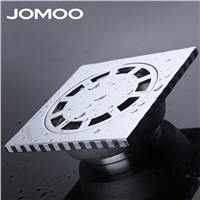 JOMOO Brand High Quality Stainless Steel Floor Drain Deodorization Square Shape Chrome Plate Bathroom Drain Shower Drain 9218
