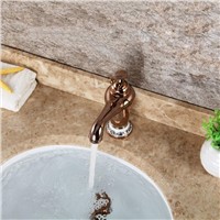 Arab lamp Contemporary Concise Single Bathroom Faucet RoseGold finish  Basin Sink Faucet Single Handle water tap