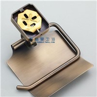 Xogolo Wholesale And Retail Solid Copper Bronze Modern Wall Mounted Bathroom Toilet Paper Holder Roll Holder Accessories