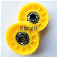 4pcs 50 or 38mm Material Handling Plastic Conveyor component skate production line POM Ball Bearing Insert Transfer Roller Wheel