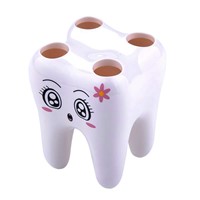 Cartoon Toothbrush Holder Novelty 4 Hole Toothbrush Bracket Container Stand Tooth Brush Shelf Bathroom Products