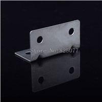 100PCS 40x21x21mm Practical Stainless Steel Corner Brackets Joint Fastening Right Angle Brackets For Wood Furniture Home KF1065