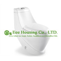 Wc Toilet Manufacturer China Sanitary Ware P trap Water Closet,Gravity Flushing and One-piece Toilet