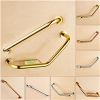 Wall Mounted Shower Grab Bars for bathroom Safety Grab Rod Wall Mount Solid Brass Bath &amp;amp;amp; Shower Handrail Hand Grip