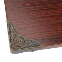 20pcs Antique Bronze Iron Desk Edge Cover 52x15mm Corner Protector