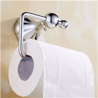 Xogolo Polished Chrome Modern Style Fashion Wall Mounted Bathroom Toilet Paper Towel Holder Roll Holder