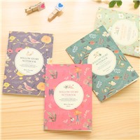 2017 Stationary Panda Planner Stickers South Korea Stationery New Korean Flower Color Pocket Small Notebook 64k Customization