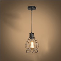 Retro Lamp Shades Industry Metal Pendant Lamps Holder Vintage Style Iron Hanging Light Shade Edison Bulb Covers Drop Shipping