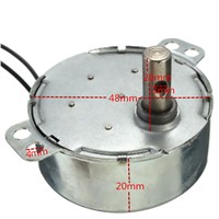 AC 220-240V Synchronous Motor 4W CW/CCW Geared Motor Box Reduction 0.8-1RPM/MIN