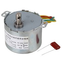 AC220V 2.5RPM 0.27uF Electric Synchronous Gear Motor Replacement  50KTYZ