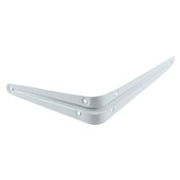 CSS 4pcs Wall Furniture Shelf Brackets Braces Iron White 15x20cm