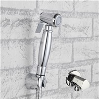 Brass Toilet Hand Held Bidet Spray Diaper Shower Sprayer Set Portable Shattaf Jet Douche kit &amp;Angle Vlave &amp; Hose &amp; Holder-20