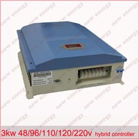 3KW 120V LCD display wind solar hybrid charge controller