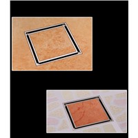 Invisible Floor Drain Brass Shower Drainer Grate Waste Tile Insert Square Floor Waste Grates Bathroom Drains Strainers