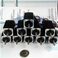 CE ROHS 57Deceleration stepper motor 56mm length motor stepper motor 2phase gearbox motor reduction ratio 100:1 regulating speed