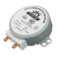 1PC AC 220V-240V 50Hz CW/CCW Microwave Turntable Turn Table Synchronous Motor TYJ50-8A7 D Shaft 4 RPM VEJ20 P0.11