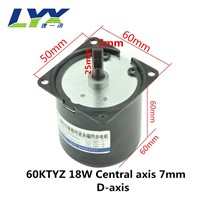 60KTYZ 18W 50RPM  central axis Permanent magnet synchronous motor ,AC gear reducer motor