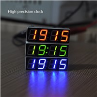 3 In 1 LED RX8025T DIY Digital Clock Temperature  And  Voltage Module  Electronic High-precision DC12V