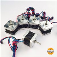 5PCS nema17  stepper motor 40MM  1.7A  58OZ-IN  with 1000mm cable for 3D printer