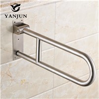 YANJUN Stainless Steel Folding Grab Bar Disability Grab Rail Support Handle Bar Bathroom Railing Safety Aid YJ-2012