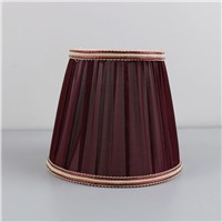 DIA 15.5cm/6.1inch High Quality deep red wall lampshades, chandelier lamp shades, E14