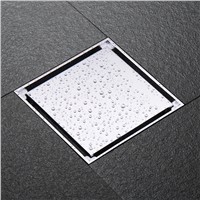 Tile Insert Invisible Floor Drain Brass Shower Drainer Grate Waste Square Floor Waste Grates Bathroom Drains Strainers