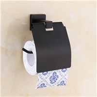 European Black Bronze Antique Paper Winder Box Towel Rack Stainless Steel Toilet Paper Holder Wall Mount Bathroom Accessories