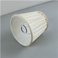 DIA 15.5cm/6.1inch High Quality off white color Fabric Lampshades for lamp, E14