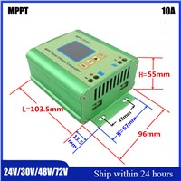 New Arrive Auto 10A,24V 36V 48V 60V 72V DC-DC Boost control circuit MPPT Solar Charge controller for Solar Road Light