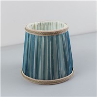 DIA 15.5cm/6.1inch High Quality Blue color Lace Lampshades for lamp, E14