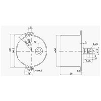 50KTYZ Permanent Magnet Synchronous motor AC 220V 8W 15RPM micor gear motor Positive &amp;amp;amp; Negative Controlled low-speed