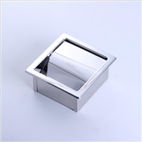 Luxury Stainless Steel Bathroom Paper Holder Wall Mount Paper Holders And Hook Toilet Roll Tissue Rack