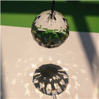 10pcs Crystal Glass Lamp Chandelier Prisms Party Decor Hanging Drop Pendant 40mm