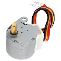 DC 12V CNC Reducing Stepping Stepper Motor 0.6A 10oz.in 24BYJ48 Silver
