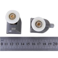 Remplacements de Roues Roulettes Rouleaux de Porte de Douche en Haut et Bas Diametre de 25mm