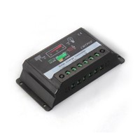 Controller Charge Controller for Solar Panel Battery 10A 12V / 24V