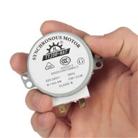 1PC AC 220V-240V 50Hz CW/CCW Microwave Turntable Turn Table Synchronous Motor TYJ50-8A7 D Shaft 4 RPM P0.05