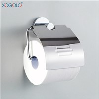 Xogolo New Arrival Copper Chrome Plating Modern Fashion Wall Mounted Bathroom Toilet Paper Roll Holder Accessories High Quality