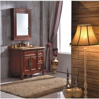 Vanity cabinet with marble top and mirror 0281-B6003