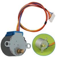 High quality!2015 New 5V DC 4 Phase 28BYJ-48 Valve Gear Stepper Motor  Reduction